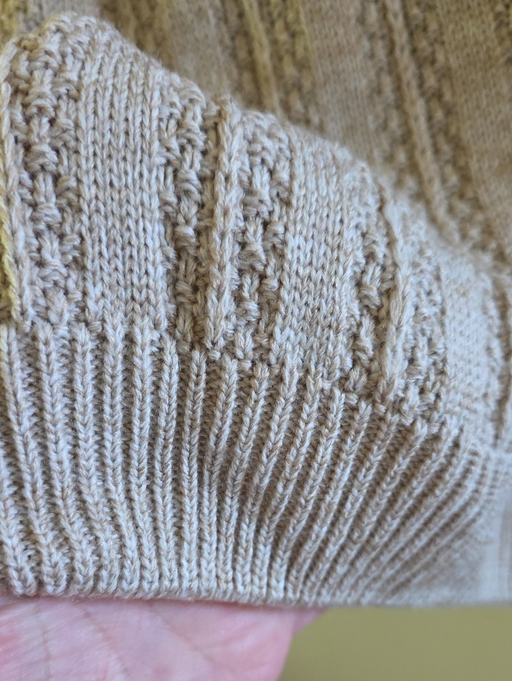 Vintage NWOT Jessie Knit Mockneck Sweater - Oatmeal - Sz 18 (16/18) - Picture 11 of 14